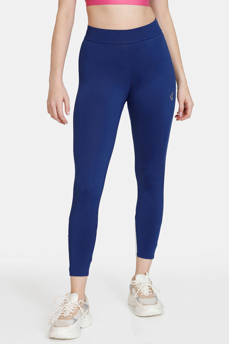 Zelocity Quick Dry Gym Leggings - Blue Depth — image 2